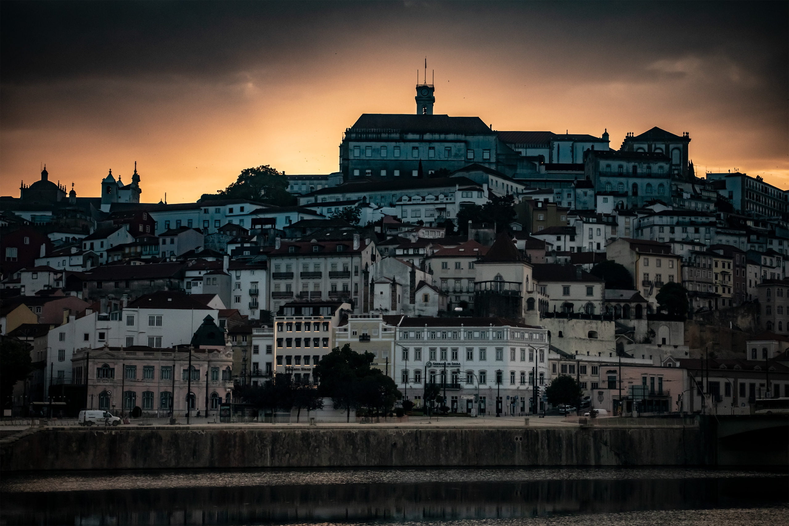 Coimbra Skyline Today in Portugal