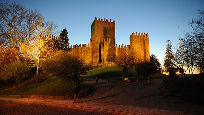 Guimaraes Castle sunset