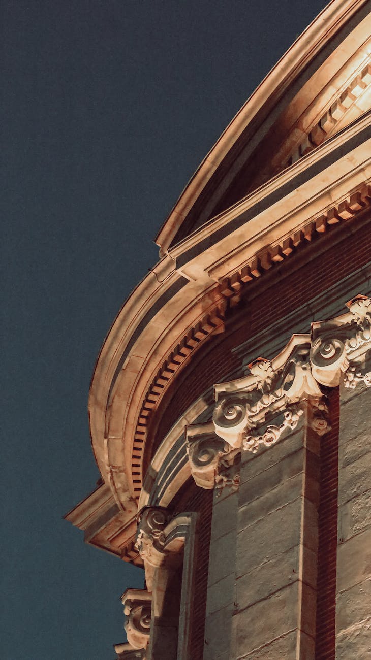 low angle shot of the capitole de toulouse