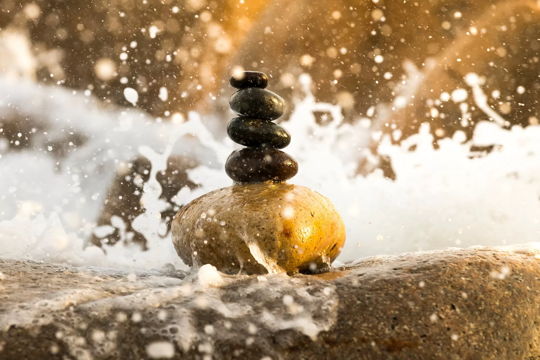 stacked stones