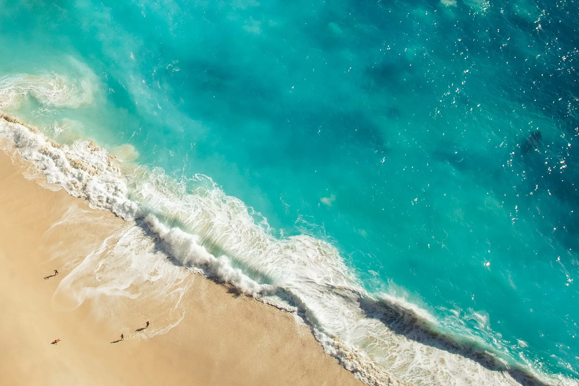 bird s eye view of ocean during daytime Indonesia Digital Nomad Visa