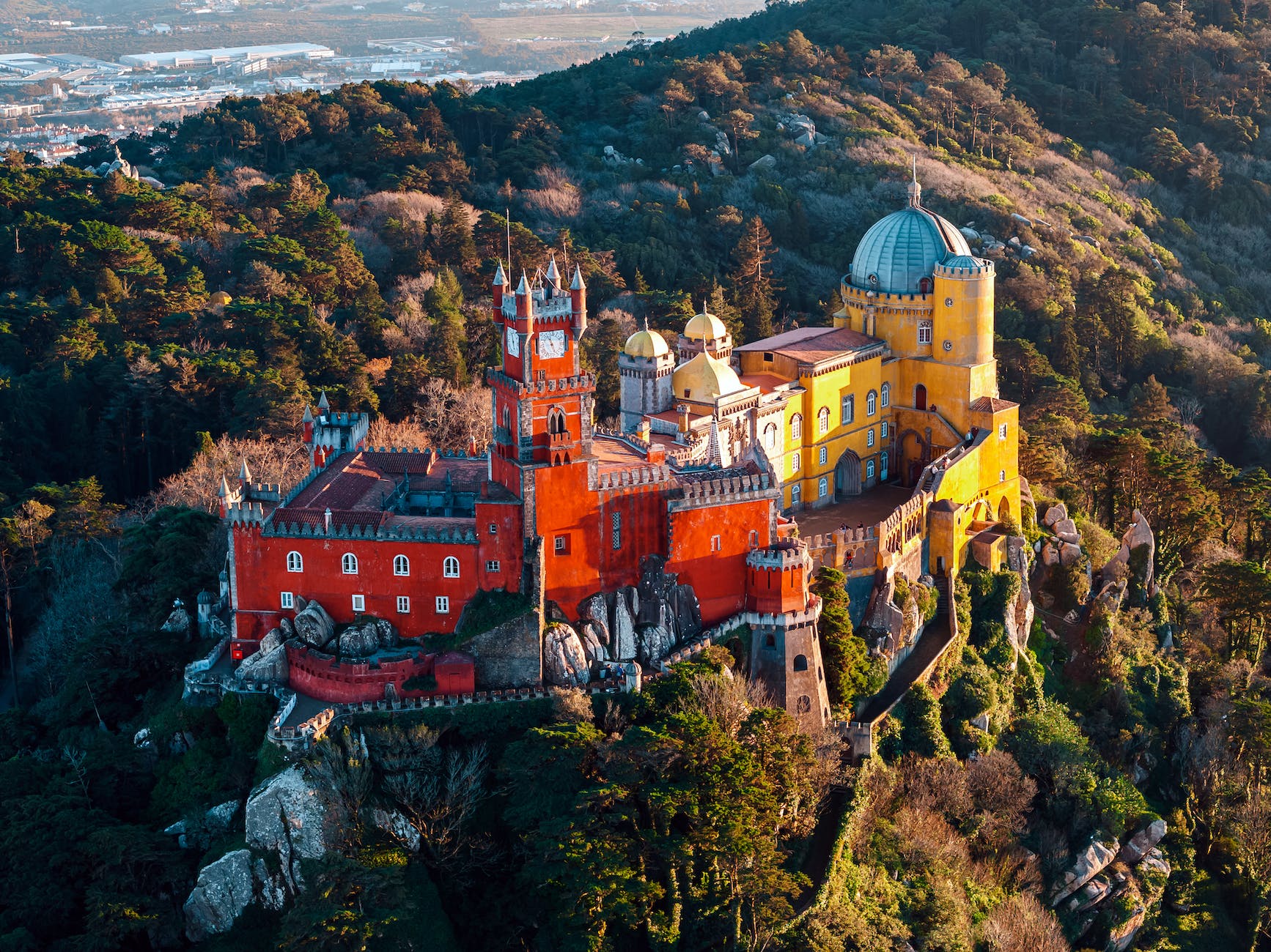 pena palace in portugal