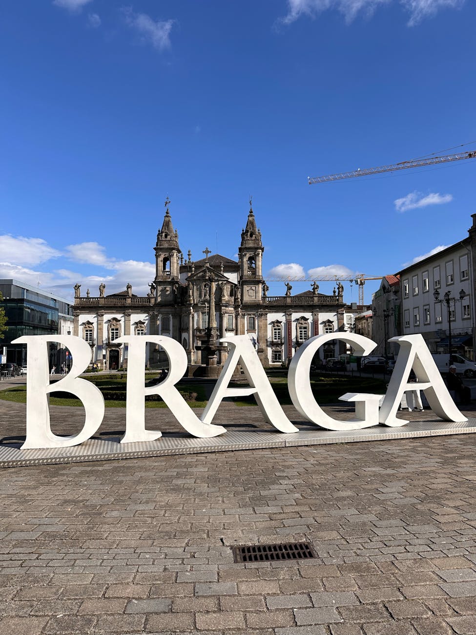 castle by the square in braga