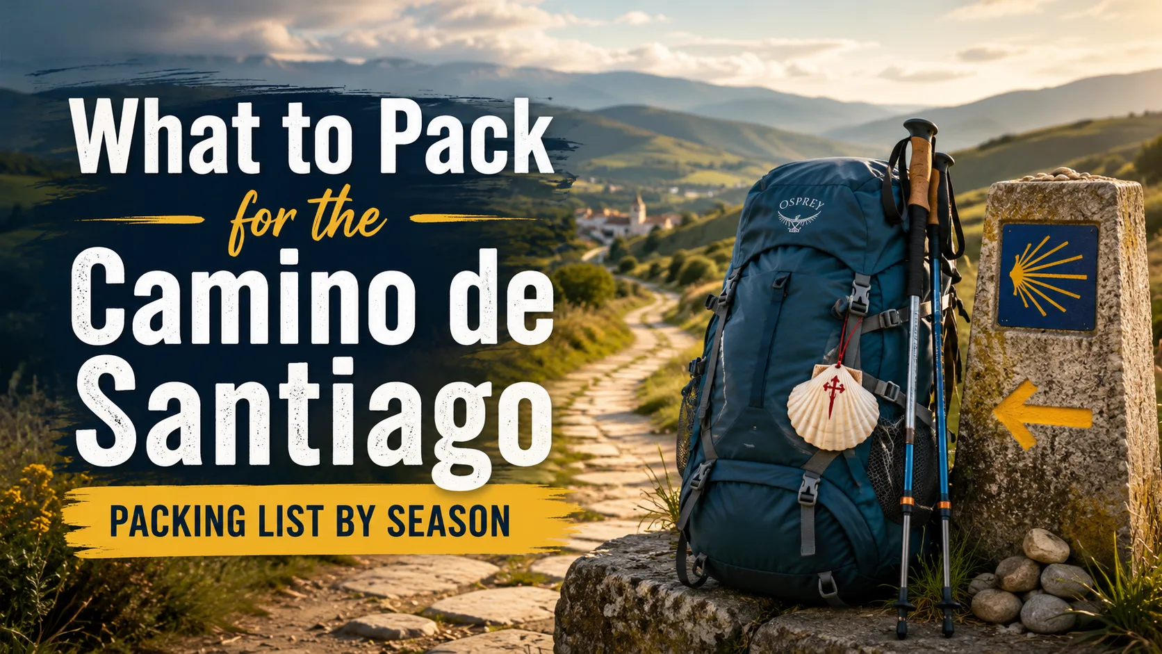 What to pack for the Camino de Santiago